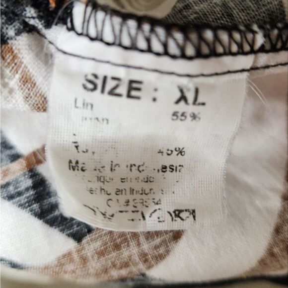 Tara Vao Crop Linen Shirt Jacket - Picture 10 of 11